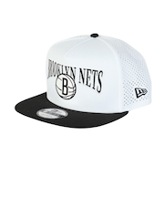 ニューエラ（NEW ERA）帽子 キャップ 9FIFTY A-Frame NBA 2-Tone ブルックリン･ネッツ バイザー Mサイズ 14388567 メ…