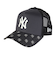 ニューエラ（NEW ERA）帽子 キャップ 9FORTY A-Frame トラッカー MLB Jacquard ニューヨーク･ヤンキース 黒 14388617…