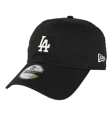 ニューエラ（NEW ERA）帽子 キャップ 9TWENTY カーキスウェットバンド ロサンゼルス･ドジャース 黒 Mサイズ 14388785 サイズ調整可