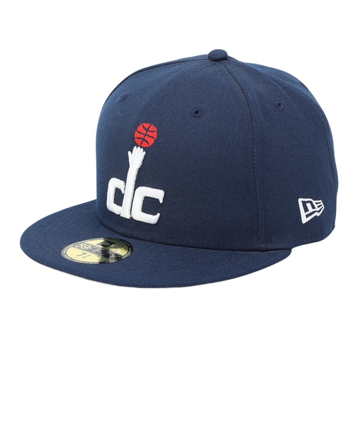 ニューエラ(NEW ERA)帽子 5950 ワシントンウィザーズ チーム キャップ 紺 S-Lサイズ 12492033 ストレート キャップ NBA バスケ …