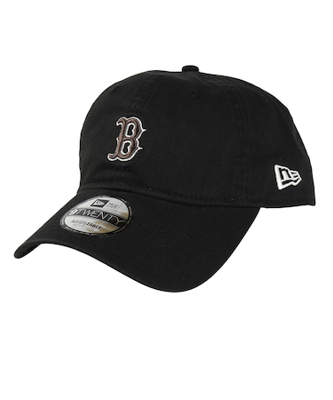 ニューエラ（NEW ERA）帽子 キャップ 9TWENTY カーキスウェットバンド ボストン･レッドソックス 黒 Mサイズ 14388787 サイズ調整可