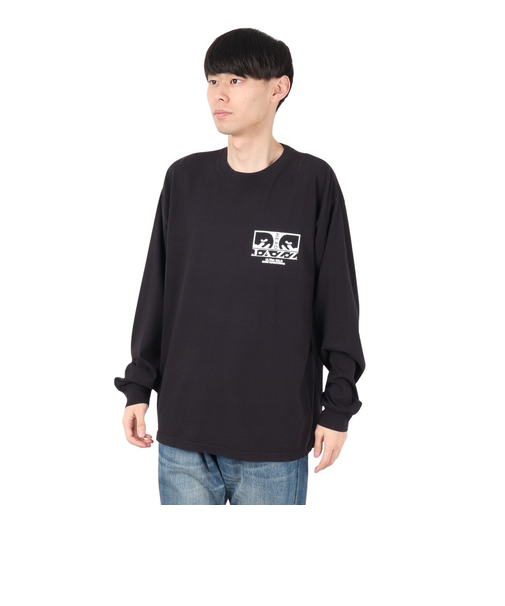 オベイ（OBEY）JAZZ HEAD 長袖Tシャツ 167103932VBL