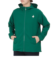 ルコックスポルティフ（lecoqsportif）テニスウェア レディース LCSプリューム リブクロスジャケット LT4FJK22L GR00