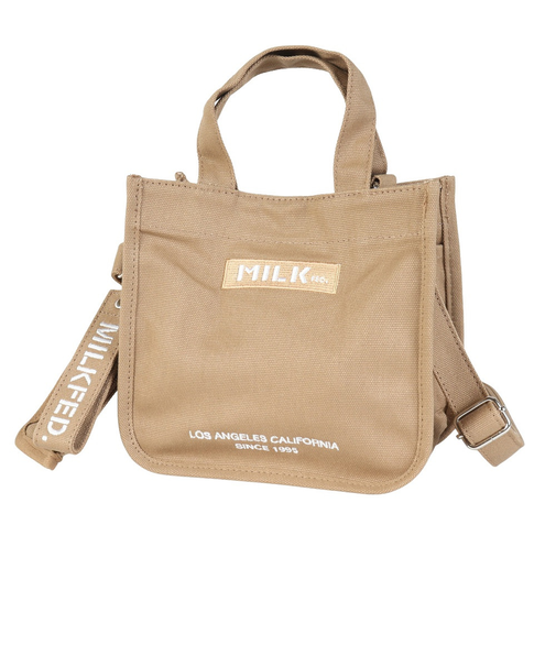 EMBROIDERED BAR ミニ ショルダーバッグ 103213053009-BEIGE