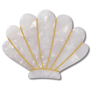 クロックス(crocs)ジビッツ チャーム ホワイト アンド ゴールド シーシェル 10015367