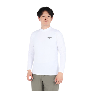 デュアリグ（DUARIG）ドライプラス LOOSE モックネック 長袖シャツ 5S0010-AHET-786TNR WHT