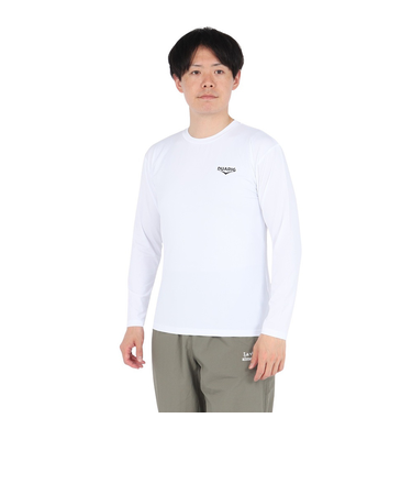 デュアリグ（DUARIG）ドライプラス LOOSE クルーネック 長袖シャツ 5S0008-AHET-786TNR WHT