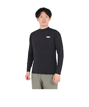 デュアリグ（DUARIG）ドライプラス LOOSE モックネック 長袖シャツ 5S0010-AHET-786TNR BLK