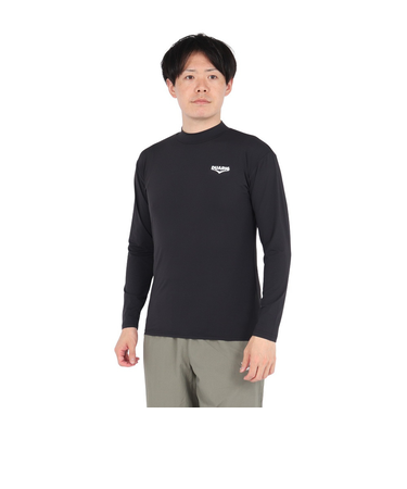 デュアリグ（DUARIG）ドライプラス LOOSE モックネック 長袖シャツ 5S0010-AHET-786TNR BLK