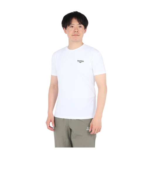 デュアリグ（DUARIG）ドライプラス LOOSE クルーネック 半袖Tシャツ 5S0009-AHET-786TNR WHT