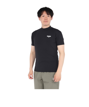 デュアリグ（DUARIG）ドライプラス LOOSE モックネック 半袖Tシャツ 5S0011-AHET-786TNR BLK