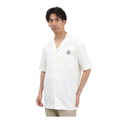 ルーカ（RVCA）GARDENS SH 半袖シャツ BF041181 WHT