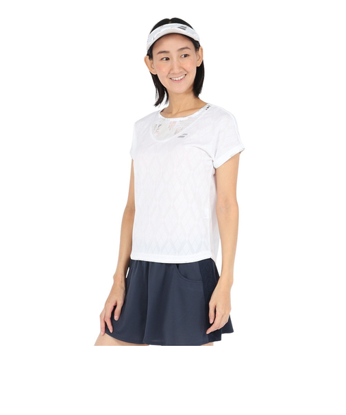 バボラ（BABOLAT）テニスウェア PURE 半袖 シャツ BWG5324-WH