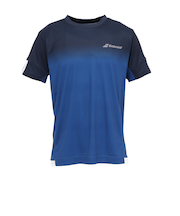 バボラ（BABOLAT）テニスウェア バドミントンウェア CLUB 半袖 シャツ BUG1310C NV00