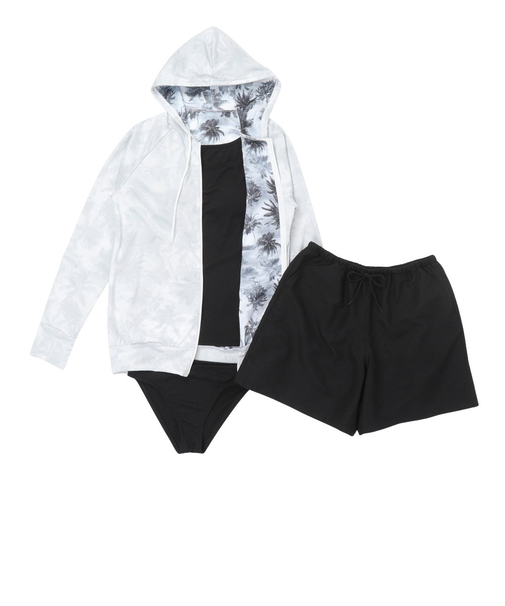 セパレーツ水着 4点セット 408000BLK