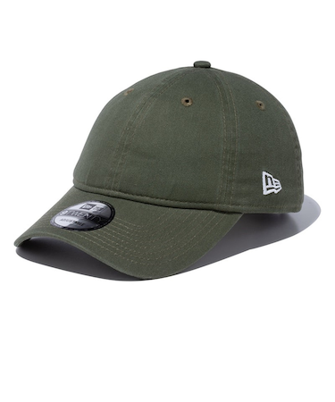 ニューエラ（NEW ERA）帽子 キャップ 9TWENTY ベーシック ウォッシュドコットン ニューオリーブ Mサイズ 14525146 男女兼用 無地