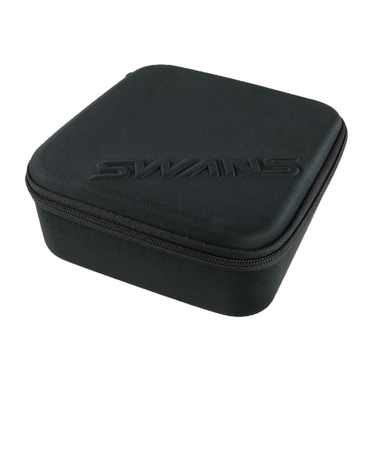 スワンズ（SWANS）サングラスケース 黒 160×160×56mm A-216 BK アイウェアケース 複数収納可能 セミハードケース