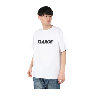 エクストララージ（XLARGE）スタンダード ロゴ 半袖Tシャツ 101252011011-WHITE