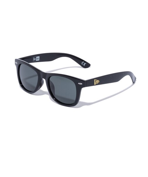 ニューエラ（NEW ERA）サングラス ウェリントン グリーン 13517746 ロゴ 紫外線対策 スクエア型 四角 スポーツ 海 夏 カラーレンズ