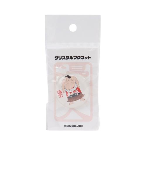 ギャラデザインファクトリークリスタルマグネット 相撲 赤 5095