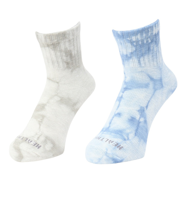 ヘルスニット（Healthknit）タイダイソックス 2足組 191-3691