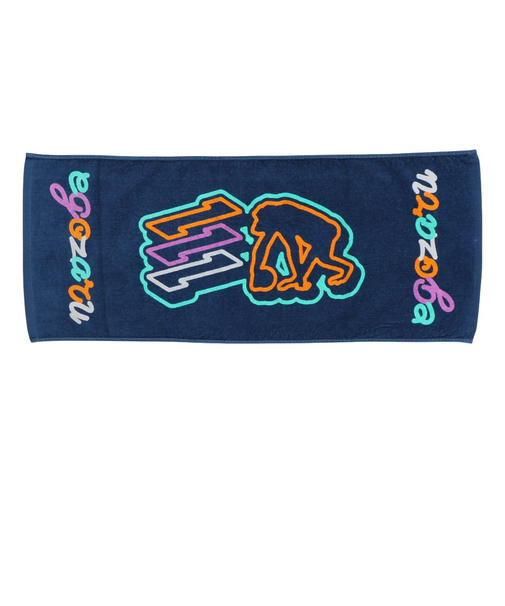 エゴザル（EGOZARU）マルチスクリプトデュアルロゴスポーツ フェイスタオル EZSS25UTW006C132