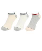 ヘルスニット(Healthknit)スラブライン 3足組ソックス 191-3684