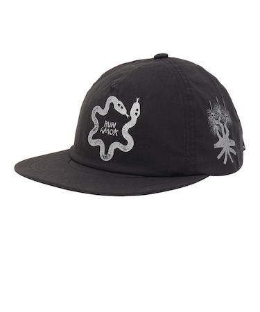 キャップ RUN AMOK 5 PANEL RH647-BLK