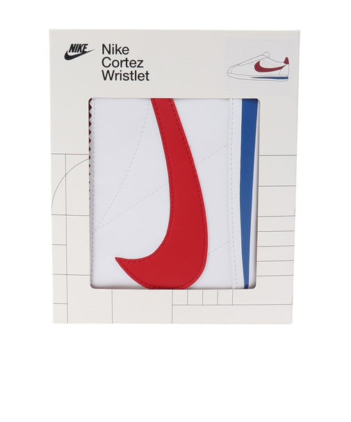 ナイキ（NIKE）リストポーチ アイコン コルテッツ リストレット白×赤 NW0004-175 ポーチ 小型 ミニバッグ リストレットポーチ