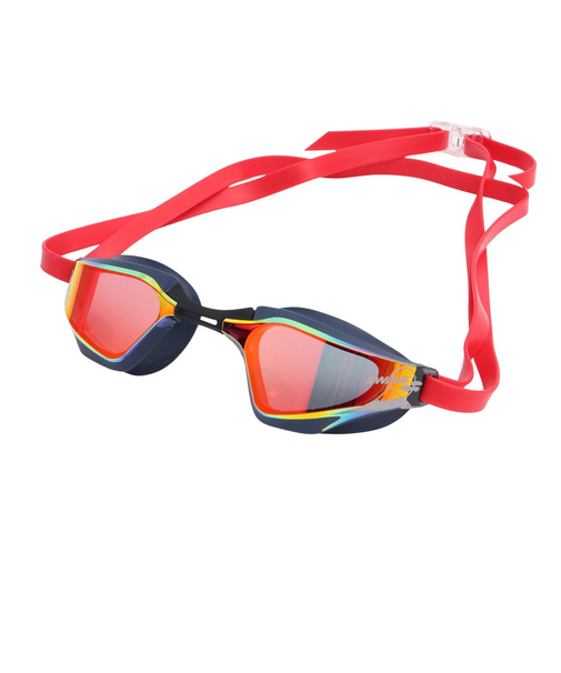 スワンズ(SWANS)ゴーグル 水泳 VALKYRIE ミラーレンズ WA承認モデル 赤 SR-72M PAFAB LTD24FW SMSHD 曇り止め U…