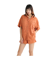 ロキシー（ROXY）SUNBATHING SHIRT ウィメンズ 開襟シャツ 25SURDK252037PER