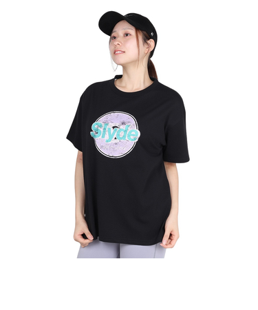 ロゴ 半袖 スリット Tシャツ SL2025SSL-APP003BLK