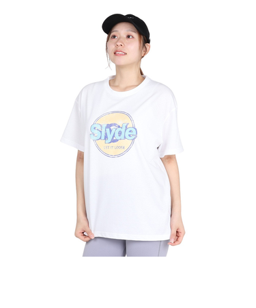 ロゴ 半袖 スリット Tシャツ SL2025SSL-APP003WHT