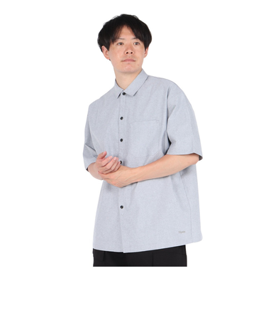 OX 半袖 ワイドシャツ SL2025SSM-APP001C.GRY