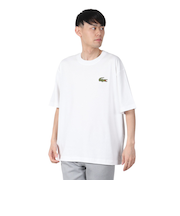 ラコステ（LACOSTE）シェニールワニロゴ ルーズフィット 半袖Tシャツ TH2745-10001