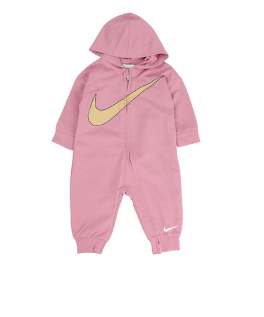 ナイキ（NIKE）ベビー ロンパース スウェット エッセンシャル フードカバーオール 56K272-A0S