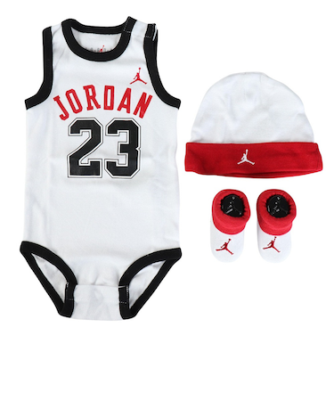 ベビー ハット・ボディースーツ・ソックス 3ピースセット MJ0208-001