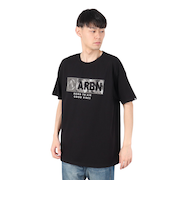 エアボーン（ARBN）FRONT ロゴ 半袖Tシャツ AB2025SSM-APP002BLK