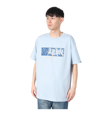 エアボーン（ARBN）FRONT ロゴ 半袖Tシャツ AB2025SSM-APP002SAX