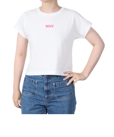 リーフ（REEF）HERITAGE ロゴ 半袖 Tシャツ RFTEL2507-WHT
