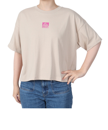 リーフ（REEF）スクエア ロゴ 半袖 Tシャツ RFTEL2503-SND