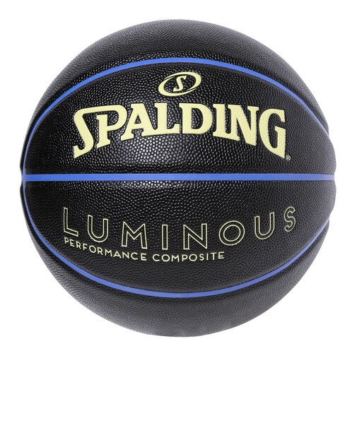 スポルディング（SPALDING）バスケットボール 7号球 ルミナス コンポジット ブラック×レモン×バイオレット 78-055J