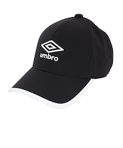 アンブロ（UMBRO）帽子 ジュニア はっ水メッシュキャップ 黒 UF5SCP03U BK J 撥水 暑さ対策 額部分冷却 男女兼用