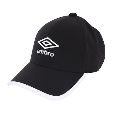 アンブロ（UMBRO）帽子 ジュニア はっ水メッシュキャップ 黒 UF5SCP03U BK J 撥水 暑さ対策 額部分冷却 男女兼用