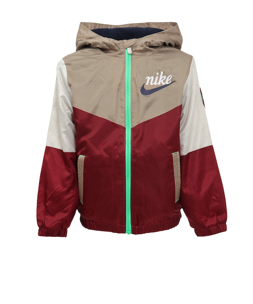 ナイキ（NIKE）ジュニア フリース ラインド ウィンドブレーカー ジャケット 86J849-F86
