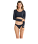ロキシー（ROXY）PARTY WAVES ロングスリーブ ビキニ 長袖ラッシュガード ボトム 上下セット 25SPRSW251006BLK