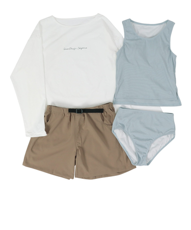 オーシャンパシフィック（Ocean Pacific）セパレーツ水着 4点セット 525808BE