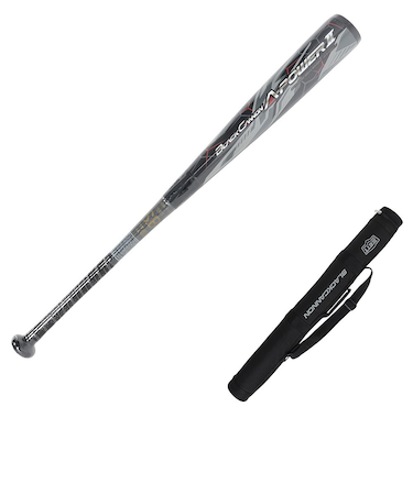 ゼット（ZETT）少年軟式用バット 野球 ジュニア ブラックキャノンAパワー2 80cm/610g平均 BCT75530-1900