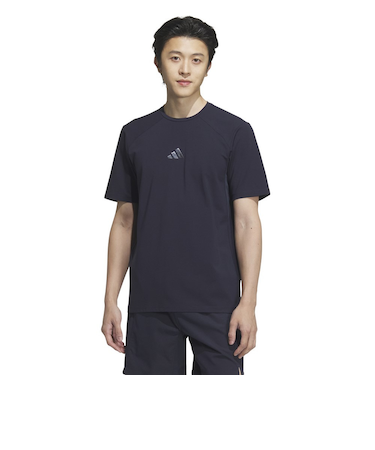 アディダス（adidas）プレミアム アクティブ レギュラーフィット ダブルニット 半袖Tシャツ KQD70-JM2015