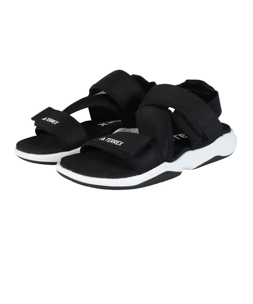 アディダス（adidas）スポーツサンダル ストラップサンダル テレックス サムラ ブラック ホワイト NKT72-JI2086 スリッポンサンダル クッショ…